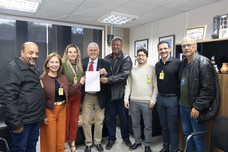 Reunião com Deputado Zeca para propor lei de segurança bancária