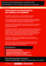 Santander: Carta aberta aos funcionários, aos clientes e à sociedade
